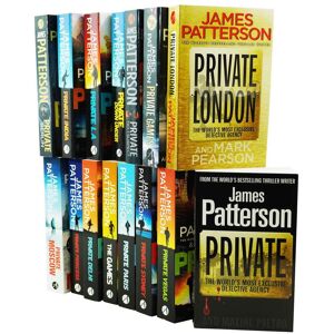 Private Series 15 Books Collection Set by James Patterson - Fiction - Paperback Arrow Books