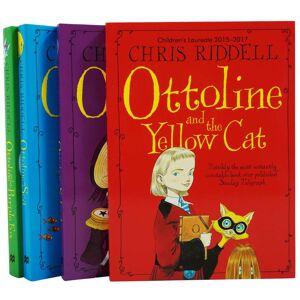 Chris Riddell Ottoline Collection 4 Books Set - Ages 7-11 - Paperback Pan Macmillan