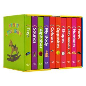 Wilco Books My First Little Library 10 Books Children Collection Set - Ages 0-5 - Boardbook