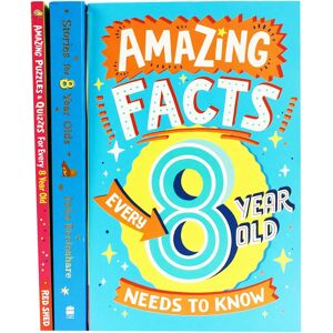 Amazing Facts Every Kid Needs to Know for 8 Year Olds Children's 3 Books Collection Set - Paperback HarperCollins Publishers/Red Shed