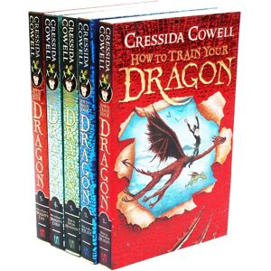 How To Train Your Dragon 5 Books Collection 1 to 5 by ‎Cressida Cowell - Ages 9-14 - Paperback Hodder & Stoughton