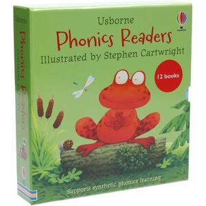 Usborne Phonics Readers 12 Books Collection Box Set - Ages 2-6 - Paperback Usborne Publishing Ltd