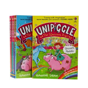 Unipiggle the Unicorn Pig Series by Hannah Shaw 5 Books Collection Set - Ages 6-9 - Paperback Usborne Publishing Ltd