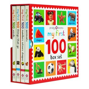 My First 100 Box Set by Roger Priddy 4 Books Collection Set - Ages 2+ - Hardback Priddy Books