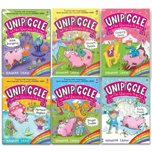Unipiggle the Unicorn Pig Series by Hannah Shaw 6 Books Collection Set - Ages 6-9 - Paperback Usborne Publishing Ltd