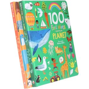 100 First Words Exploring Our Planet & Exploring Animals 2 Books Collection Set - Ages 3-5 - Board Book Sweet Cherry Publishing