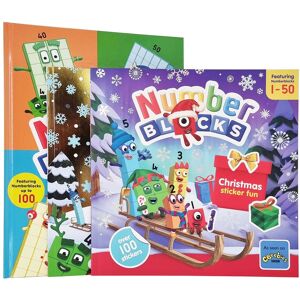 Numberblocks Annual 2023, Christmas Sticker Activity/Fun 3 Books Collection Set - Ages 3+ - Paperback/Hardback Sweet Cherry Publishing