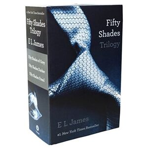 The Fifty Shades Trilogy 3 Books Collection Set By E L James - Fiction - Paperback Arrow Books