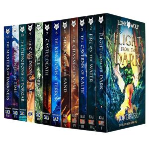 Lone Wolf Series by Joe Dever (Books 1-12) Collection 12 Books Set - Ages 9-16 - Paperback Holmgard Press