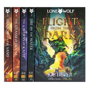 Lone Wolf Series by Joe Dever (Books 1-5) Collection 5 Books Set - Ages 9-16 - Paperback Holmgard Press