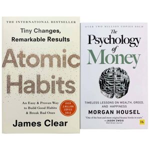 Atomic Habits by James Clear and The Psychology of Money by Morgan Housel: 2 Books Collection Set - Non Fiction - Paperback Various