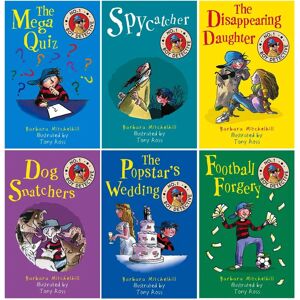 No. 1 Boy Detective Series By Barbara Mitchelhill 6 Books Collection - Ages 5-8 - Paperback Andersen Press Ltd