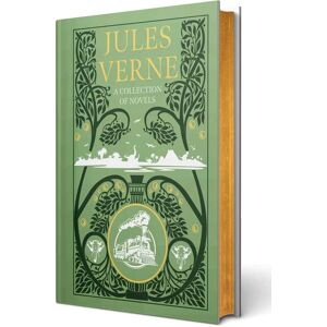 A Collection of Jules Verne Novels - Fiction - Leather Bound Wilco Books