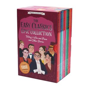 The Easy Classic Epic Collection: Tolstoy's War and Peace and Other Stories 10 Books Box Set By Gemma Barder, Helen Panayi - Ages 7-9- Paperback Sweet Cherry Publishing