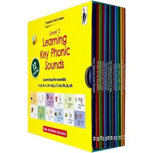 My Second Phonic Sounds (Level 2) with Included Fun Activities 12 Books Collection Box Set - Ages 3+ - Paperback Woodpecker Books Publishing