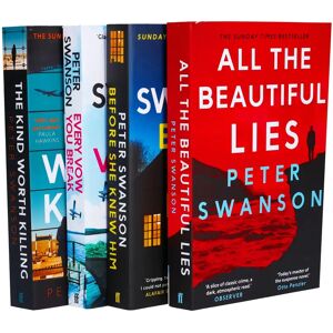 Peter Swanson 4 Books Collection Set - Fiction - Paperback Faber & Faber