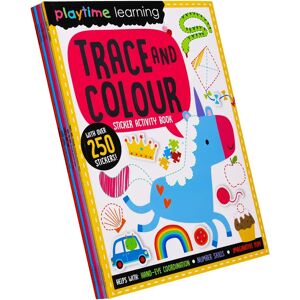 Playtime Learning Numbers Words Colours Sticker Activity 5 Books - Age 4+ - Paperback Make Believe Ideas