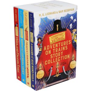 Adventures on Trains By M. G. Leonard & Sam Sedgman 4 Books Collection Set - Ages 9-11 - Paperback Pan Macmillan