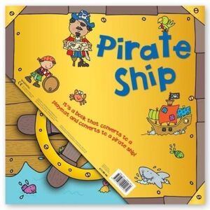 Convertible Pirate Ship By Amy Johnson – Great Value Sit In Pirate Ship, Interactive Playmat & Fun Storybook - Ages 2+ - Board Book Miles Kelly Publishing Ltd