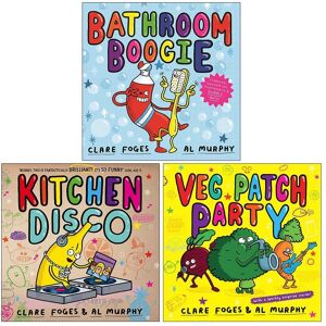 Kitchen Disco by Clare Foges & Al Murphy 3 Picture Books Collection Set - Age 2-5 - Paperback Faber & Faber