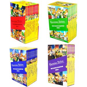 Geronimo Stilton Series 1-4 Collection 40 Books Box Set - Ages 7-9 - Paperback Sweet Cherry Publishing