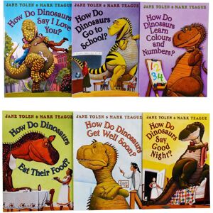 How Do Dinosaurs Learn By Jane Yolen 6 Books Collection Set - Age 0-5 - Paperback HarperCollins Publishers