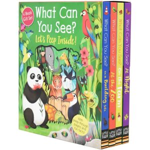 What Can You See Lets Peep Inside 4 Books Set by Little Tiger - Ages 3-6 - Board Book Little Tiger Press Group