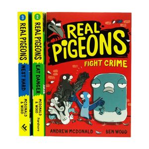 Real Pigeons Series Children Collection 3 Books Set By Andrew McDonald - Ages 6-10 - Paperback Egmont Publishing