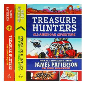 Treasure Hunters Series 6-8 by James Patterson 3 Books Collection Set - Ages 9-12 - Paperback Arrow Books