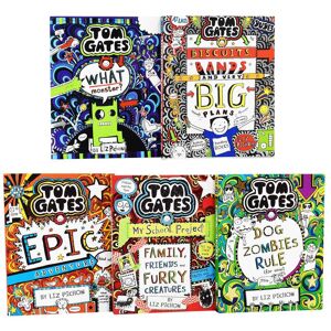 Tom Gates by Liz Pichon: Books 11-15 Collection Set - Ages 7-9 - Paperback Scholastic