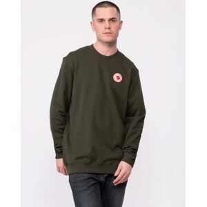 Fjallraven 1960 Logo Badge Mens Sweatshirt  - Deep Forest 662 - M - male