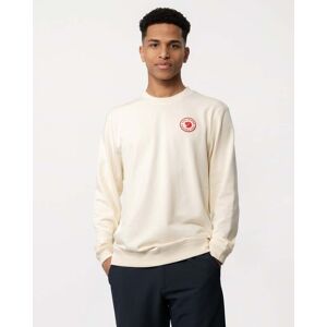 Fjallraven 1960 Logo Badge Mens Sweatshirt  - Chalk White 113 - L - male