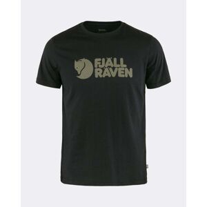 Fjallraven Logo Mens T-Shirt  - Black 550 - XL - male