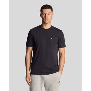 Lyle & Scott Mens Pocket T-Shirt  - Z271 Dark Navy - M - male