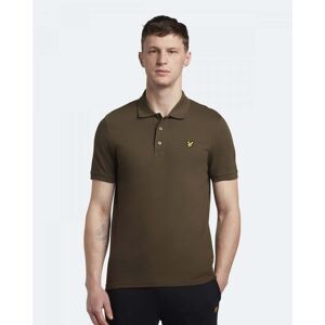 Lyle & Scott Plain Mens Polo Shirt SP400VOG  - W485 Olive - L - male