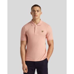 Lyle & Scott Plain Mens Polo Shirt SP400VOG  - X238 Palm Pink - M - male