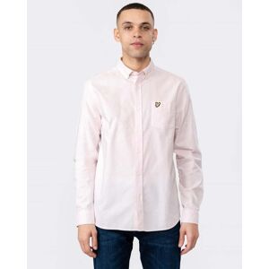 Lyle & Scott Regular Fit Light Weight Mens Oxford Shirt  - W488 Light Pink - L - male