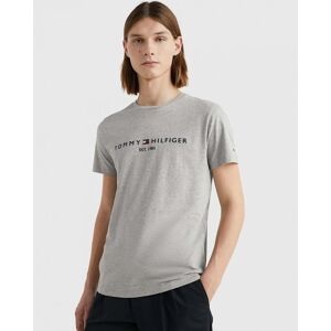 Tommy Hilfiger Mens Core Tommy Logo Tee  - Cloud Heather - XL - male