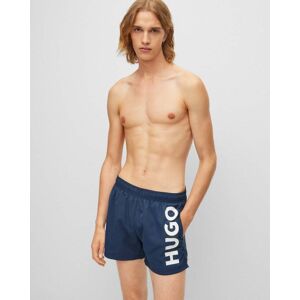 Hugo Boss ABAS Mens Quick Dry Swim Shorts  - Dark Blue 405 - L - male