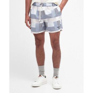 Barbour Patch Mens Swim Shorts  - Sky - M - male