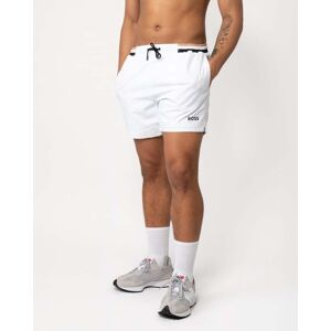 Boss Orange Atoll Mens Ripstop Swim Shorts  - White 100 - L - male