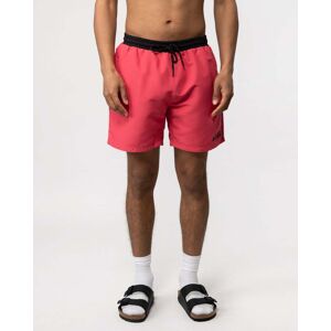 Boss Orange Starfish Mens Quick-Dry Swim Shorts with Contrast Details  - Dark Pink 655 - L - male