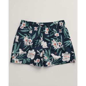 GANT Mens Oleander Print Swim Shorts  - 433 Evening Blue - L - male