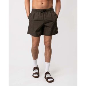 Lyle & Scott Mens Plain Swim Shorts  - W485 Olive - L - male