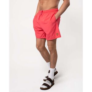 Lyle & Scott Mens Plain Swim Shorts  - W588 Electric Pink - L - male