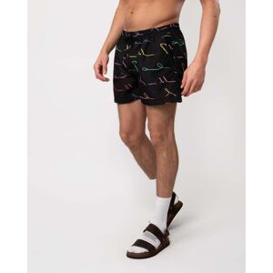 Paul Smith Mens Script Logo Swim Shorts  - 79 Black - L - male