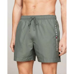 Tommy Hilfiger Medium Drawstring Mens Swim Shorts  - Stonewash Green - L - male