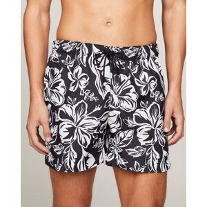 Tommy Hilfiger Medium Drawstring Print Mens Swim Shorts  - Vintage Tropical Print Desert Sky - M - male