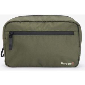 Barbour Arwin Mens Washbag  - Olive/Black - One Size - male