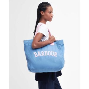 Barbour Logo Womens Holiday Tote Bag  - Chambray Blue - One Size - female